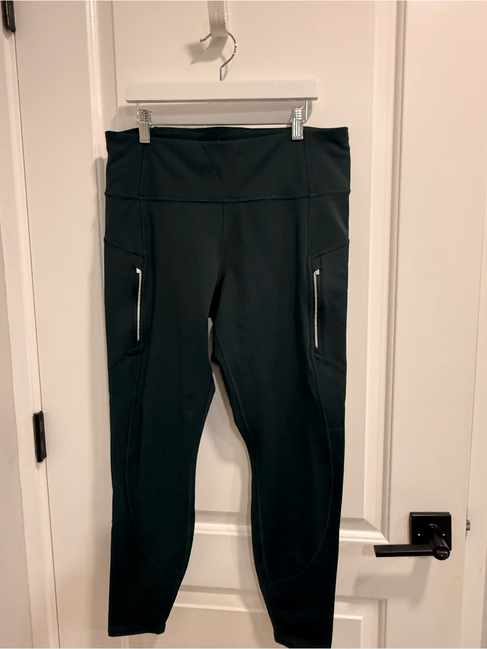 Athleta Rainier High Rise Fleece Line Leggings